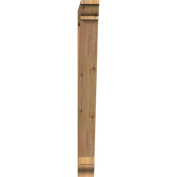 Traditional Traditional Smooth Bracket, Western Red Cedar, 3 1/2W X 24D X 36H